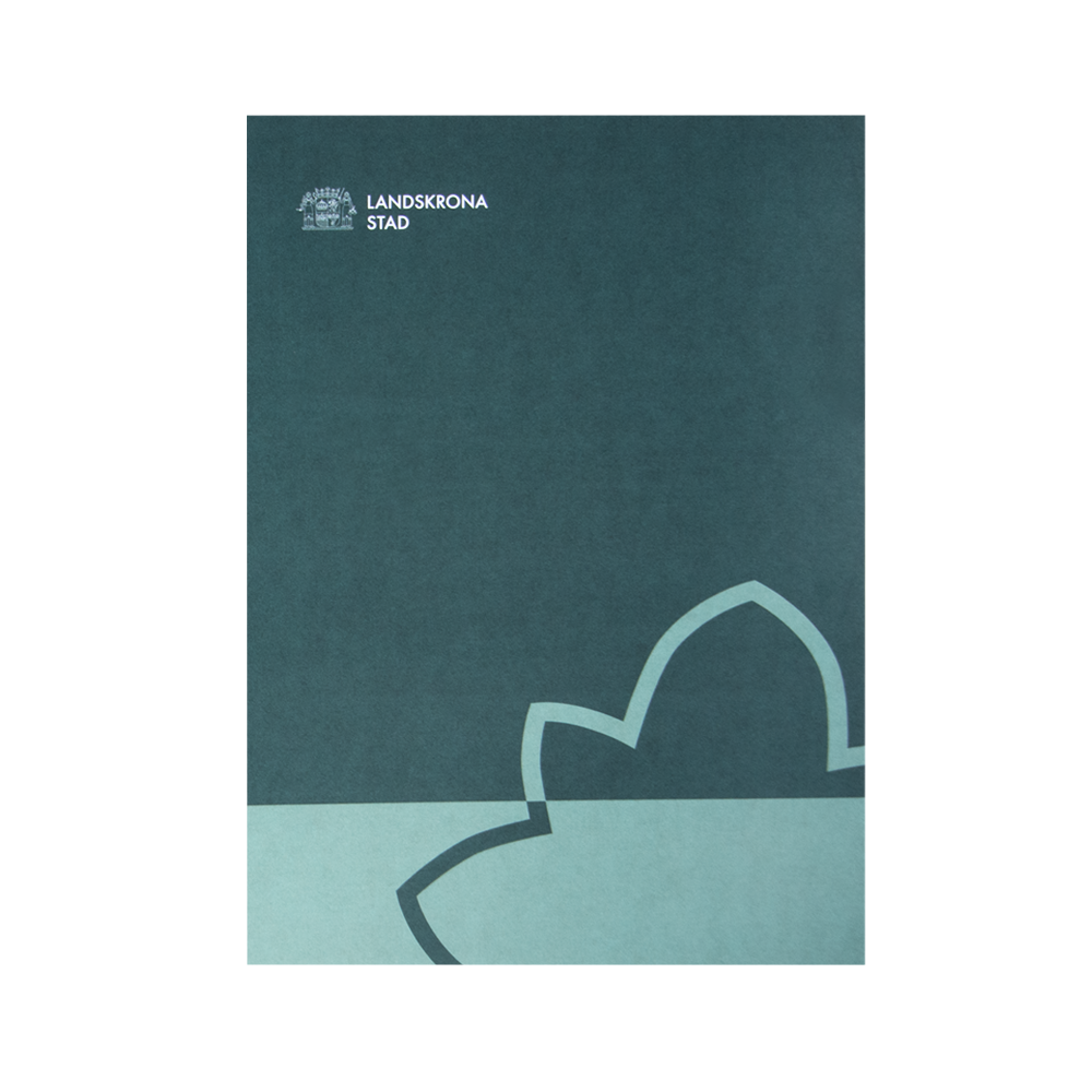 Dokumentmapp grön med vit logga, 10-pack