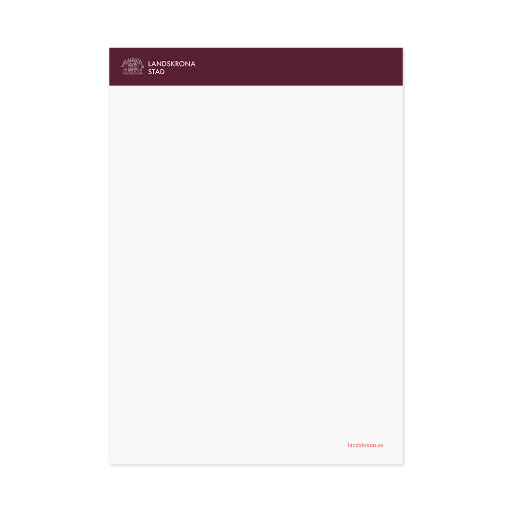 A5 Konferensblock á 25 blad